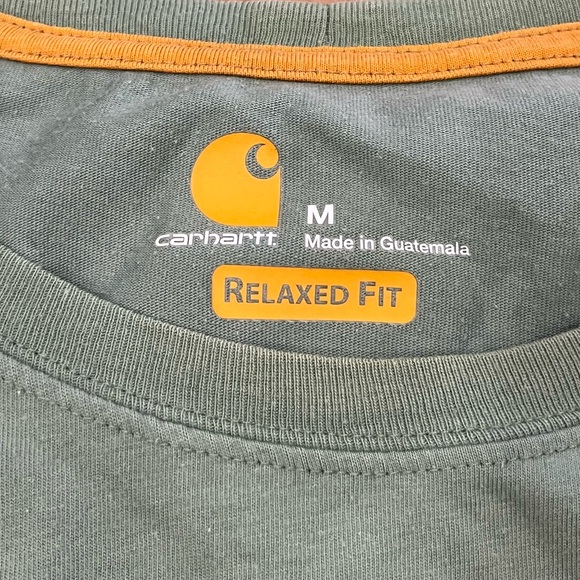 Men's Carhartt Force T Shirts Size M Lot Of 3 Light Blue, Blue, And Green - Picture 6 of 6